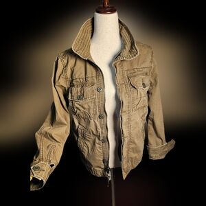 Abercrombie & Fitch Tan Utility Jacket